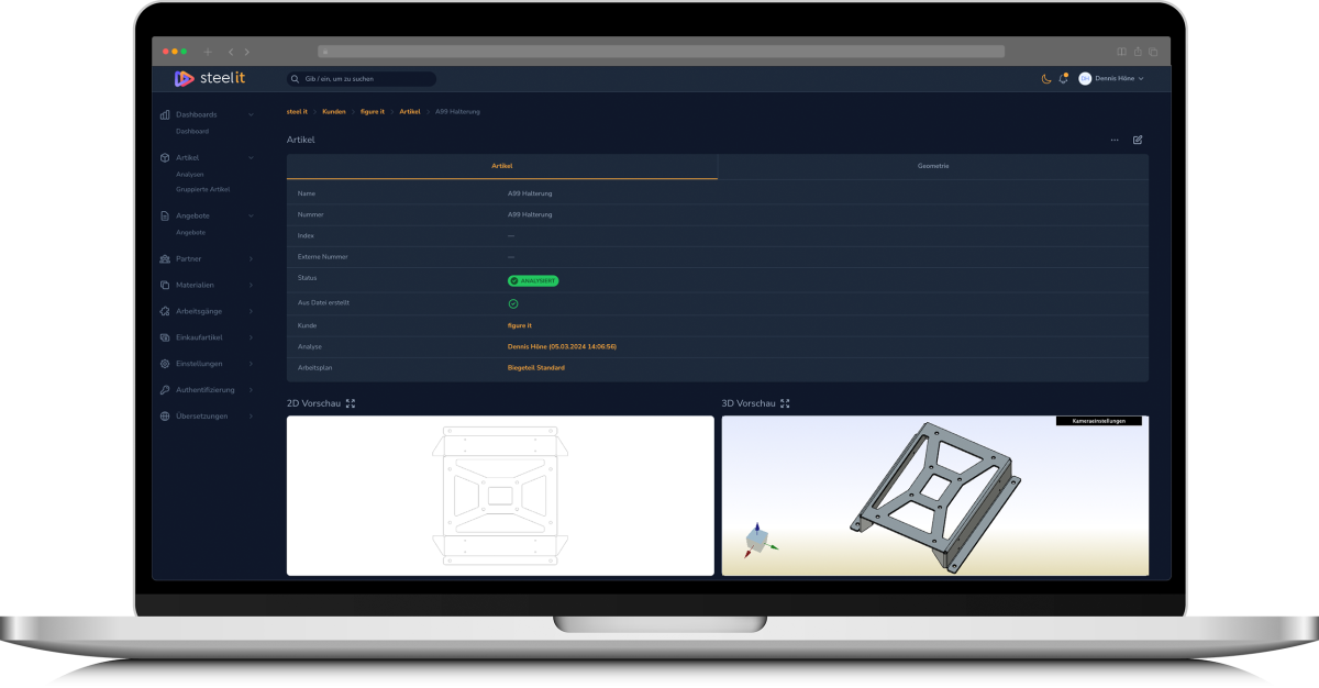 SteelIT article page, dark mode
